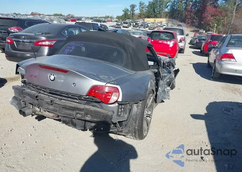 2006 BMW Z4 3.0Si from USA, damaged, VIN 4USBU53566LX01838